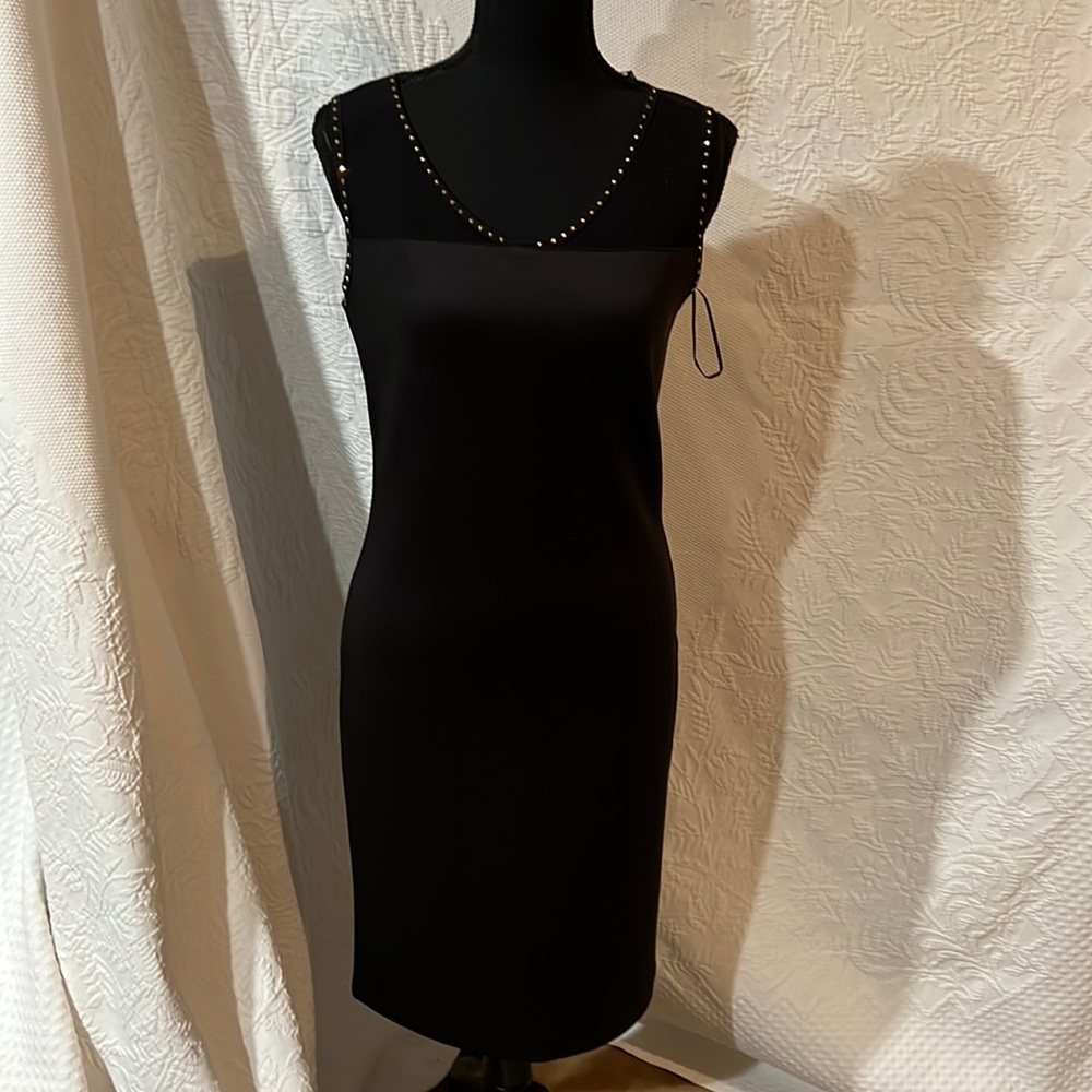 T Tahari black dress,‎ size extra small, NWT